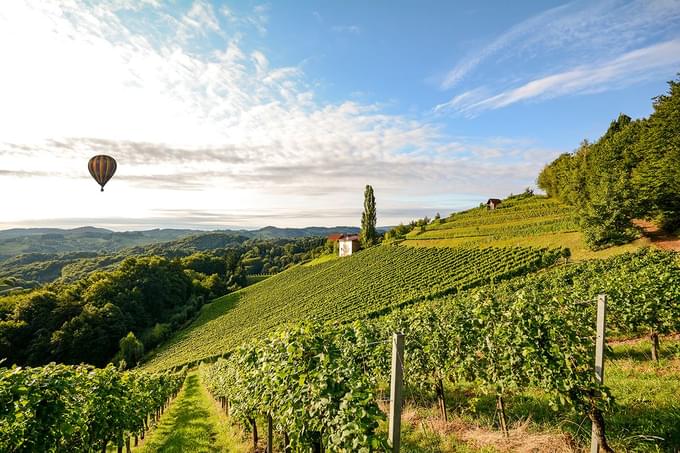 Hot Air Balloon in Tuscany