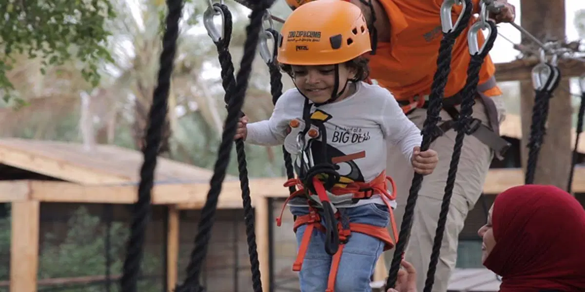Indulge in adventure activities like Zoo Zip and Climb
