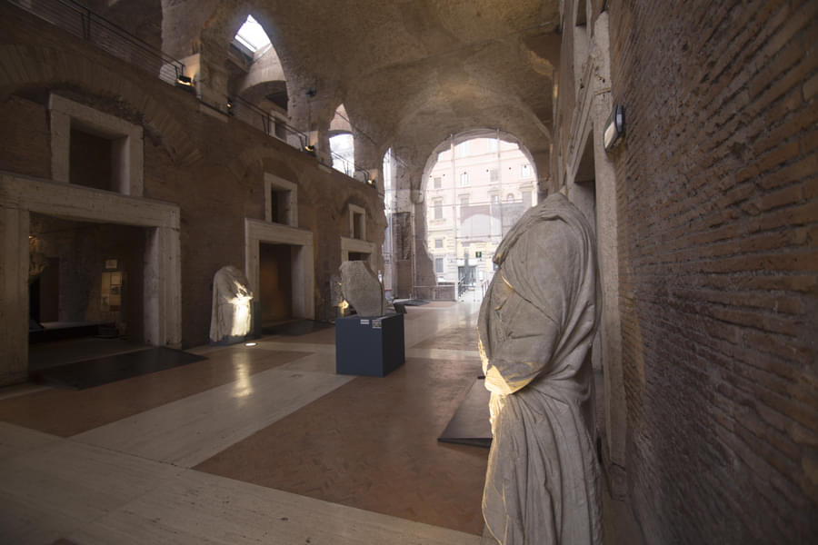 Explore the ancient commercial hub at Trajan Market