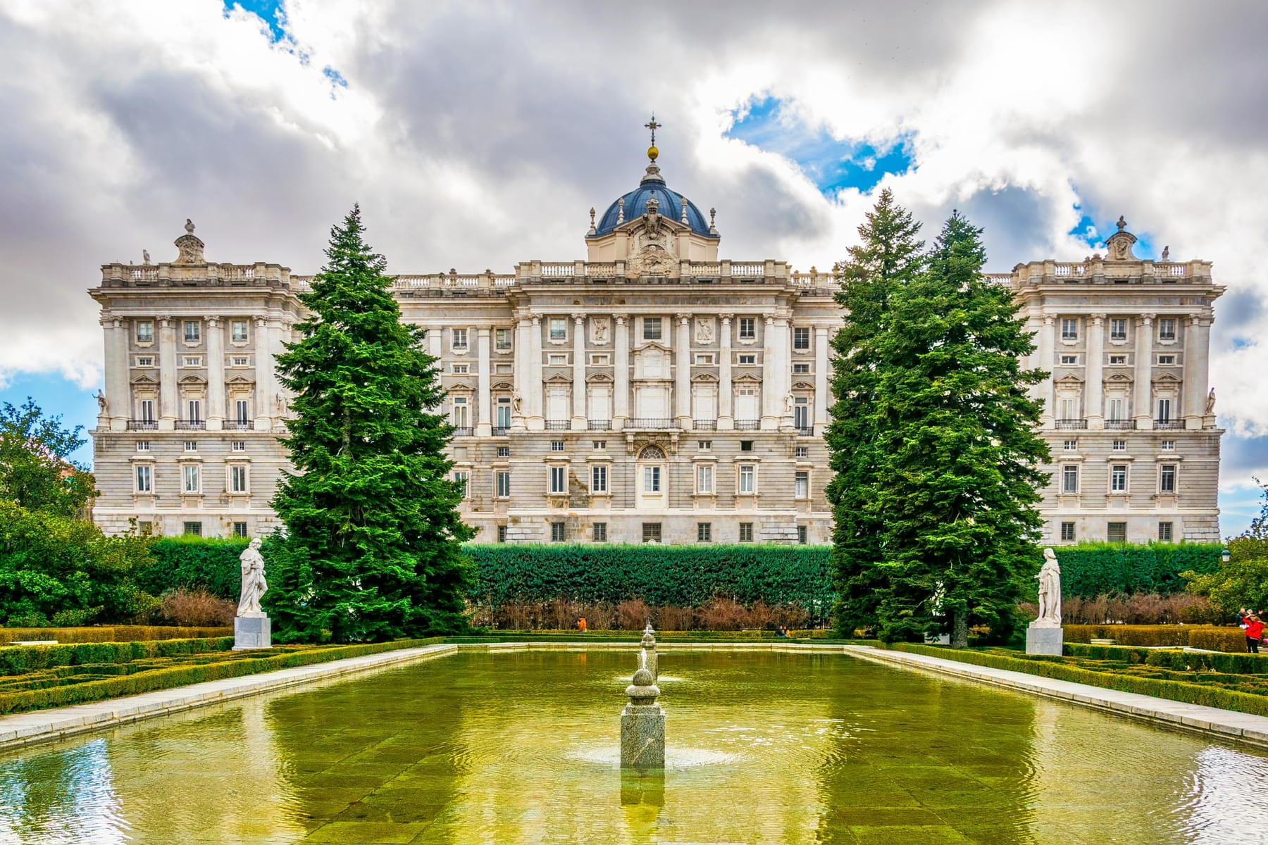 Gardens of Royal Palace Madrid