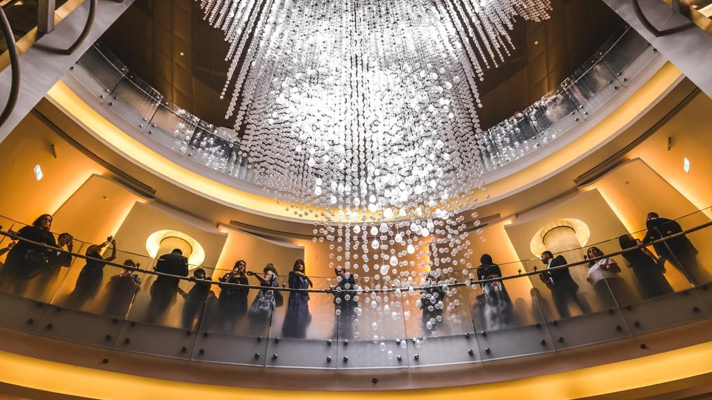 Marvel at the grand architecture of Dubai Opera
