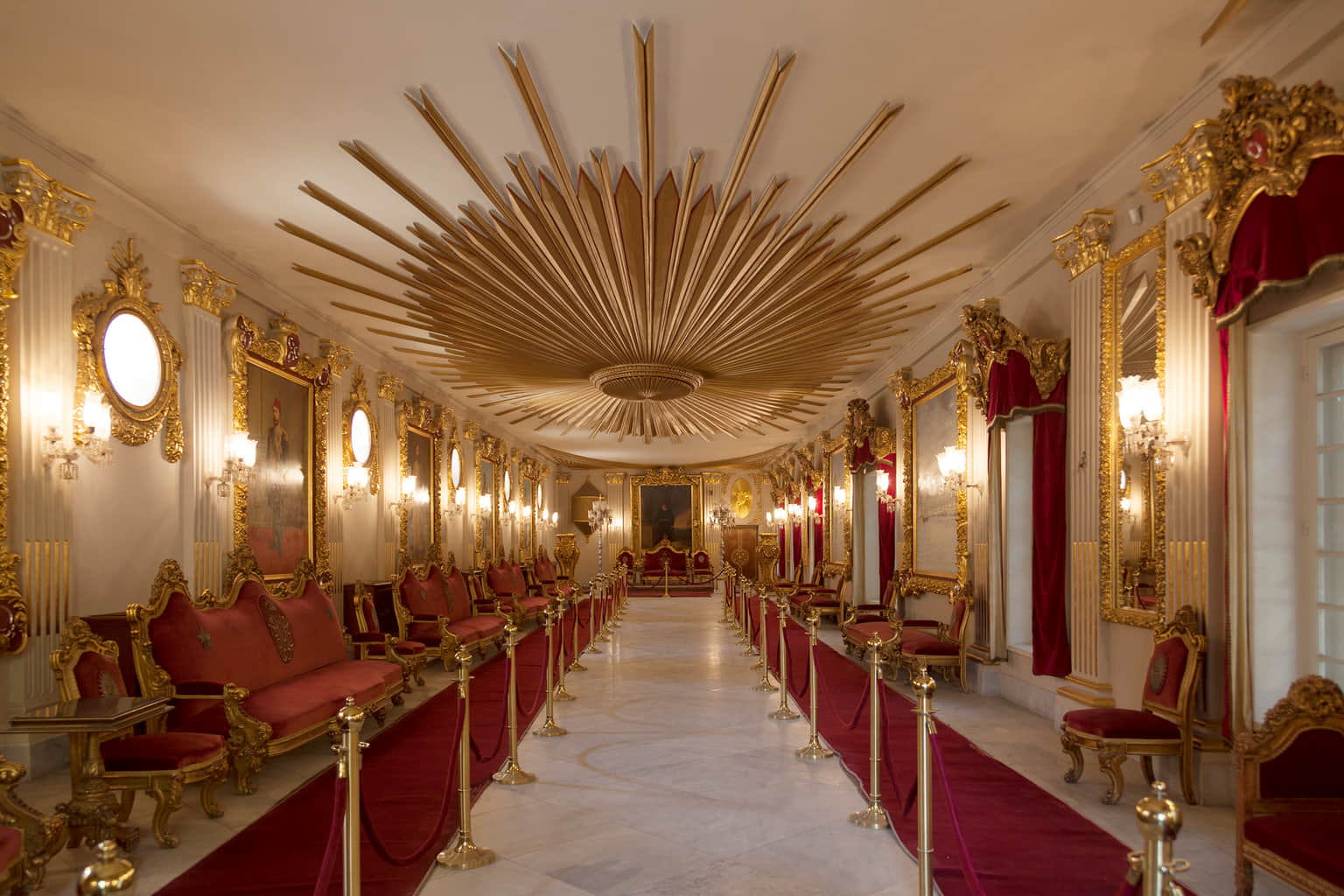 Admire the Grandeur of the Reception Hall