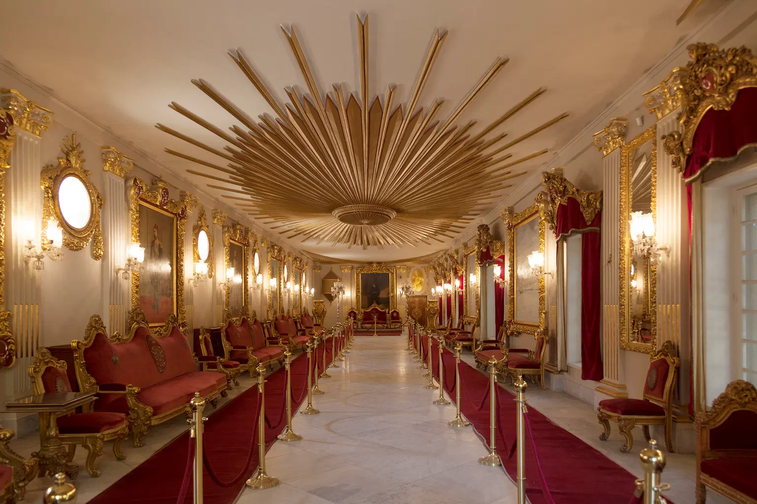 Admire the Grandeur of the Reception Hall