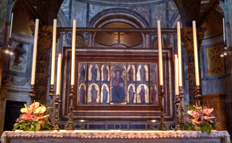 Altar Inside St. Mark’s Basilica