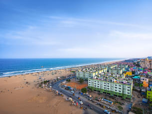 Marina Beach Aerial View