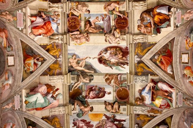 Sistine Ceiling Tree Sistine Chapel Ceiling Creation