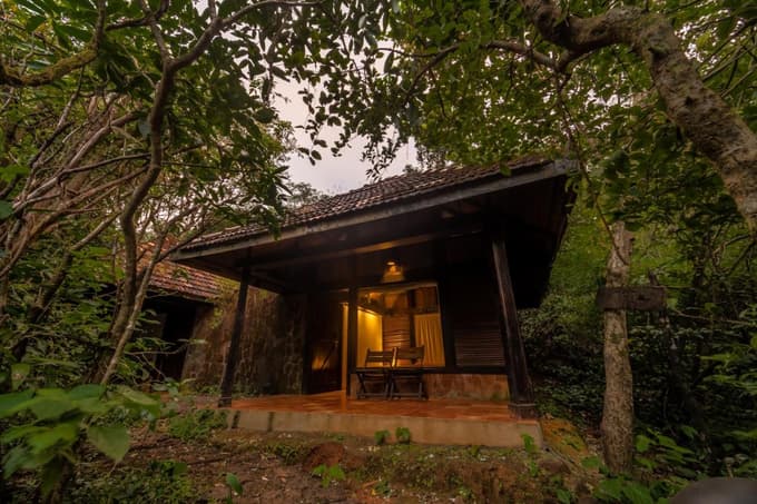 tropical cottage stay at Wildernest Resort, Goa