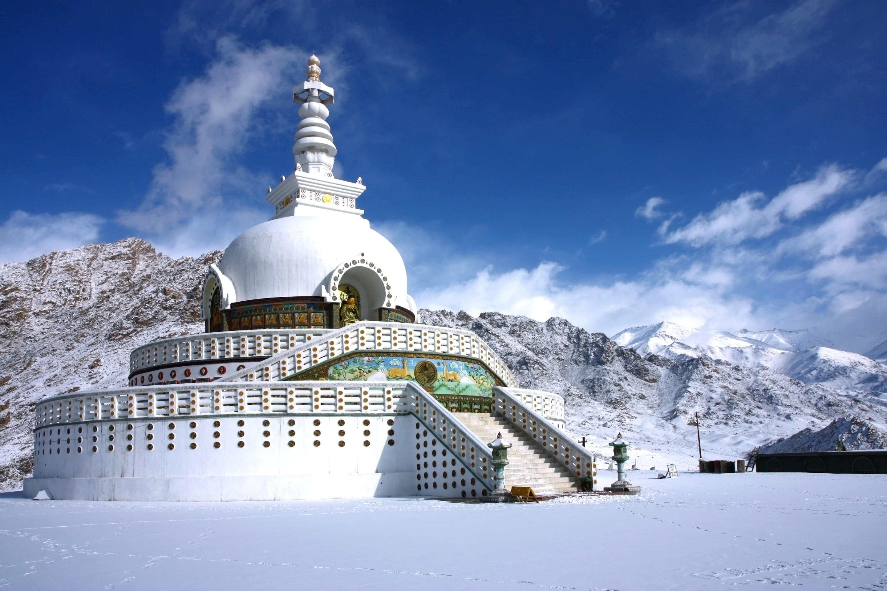 Shanti Stupa Overview