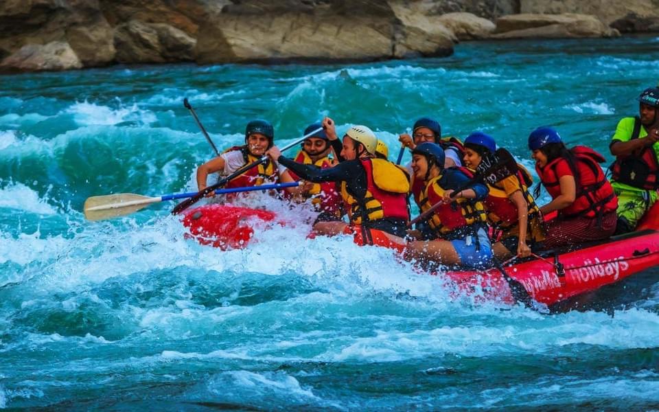 Brace yourself for an adrenaline-packed white-water rafting adventure on the Kundalika River