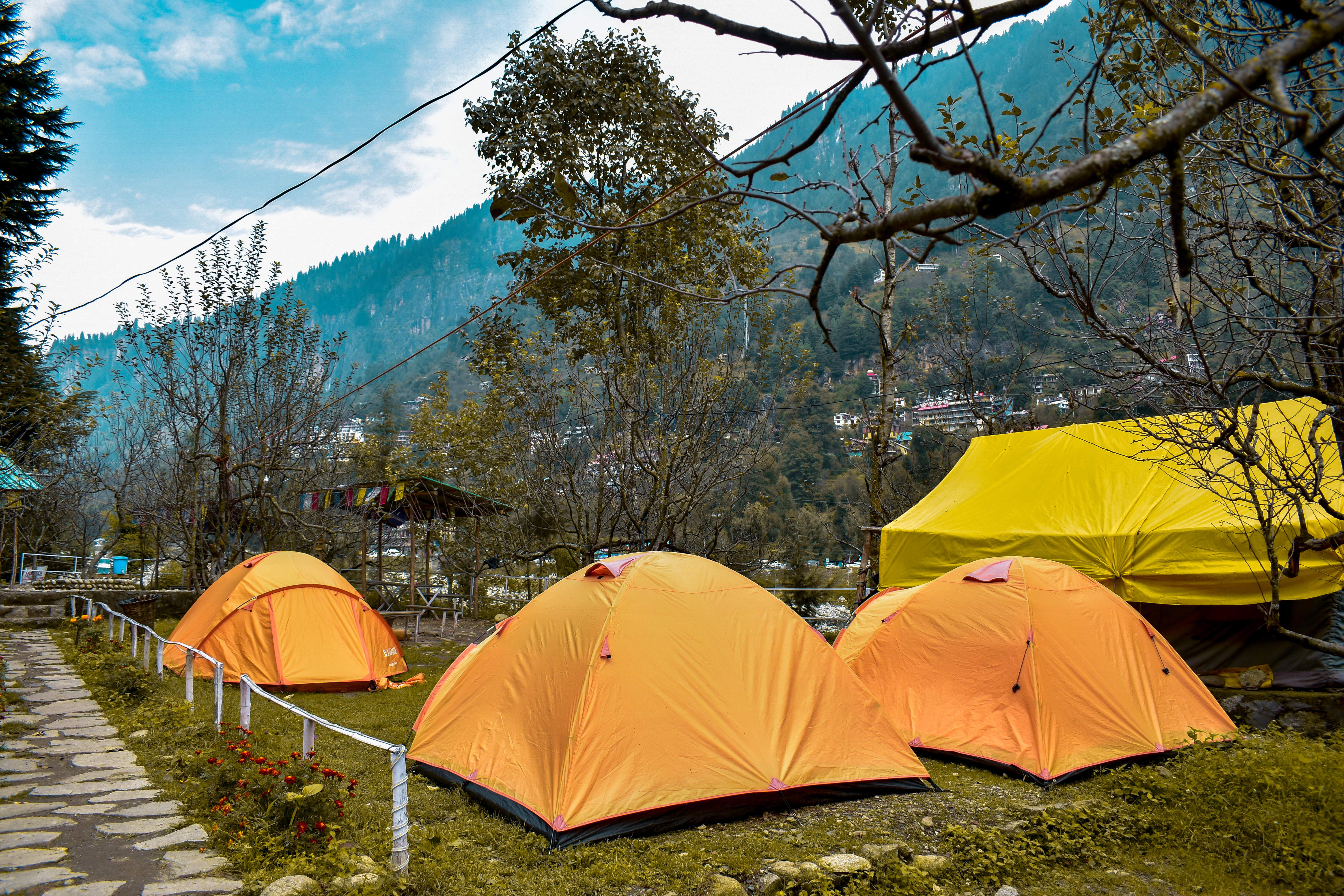 Riverfront Camping in Manali