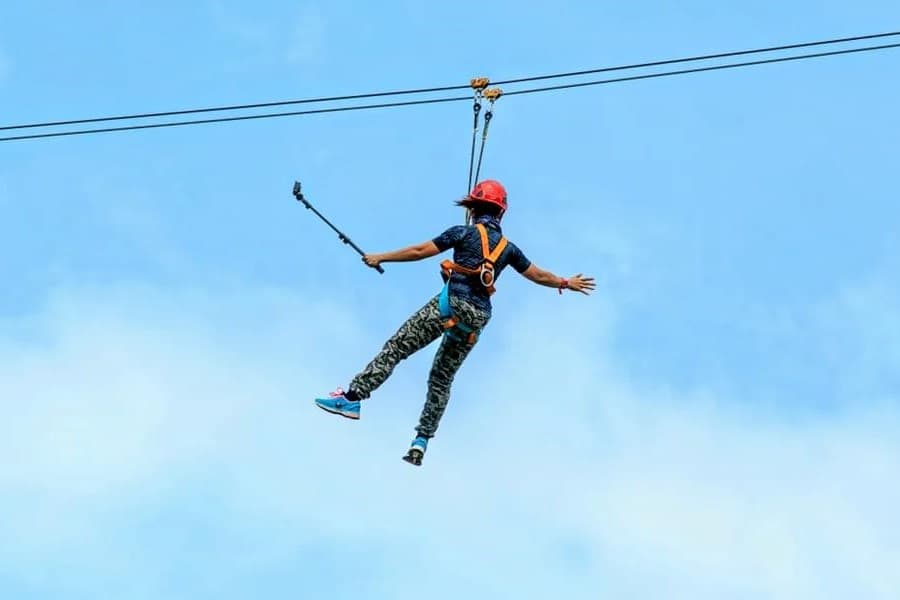 Zipline in Jim Corbett Image
