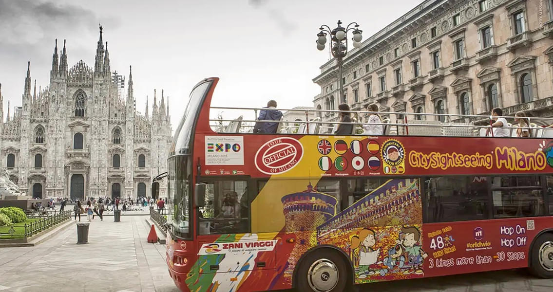 Hop On Hop Off Bus Milan Bus City Tour Image