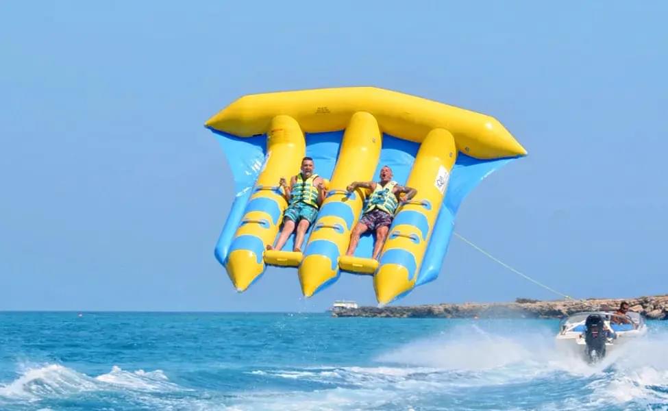 Take on a ‘flying’ inflatable raft