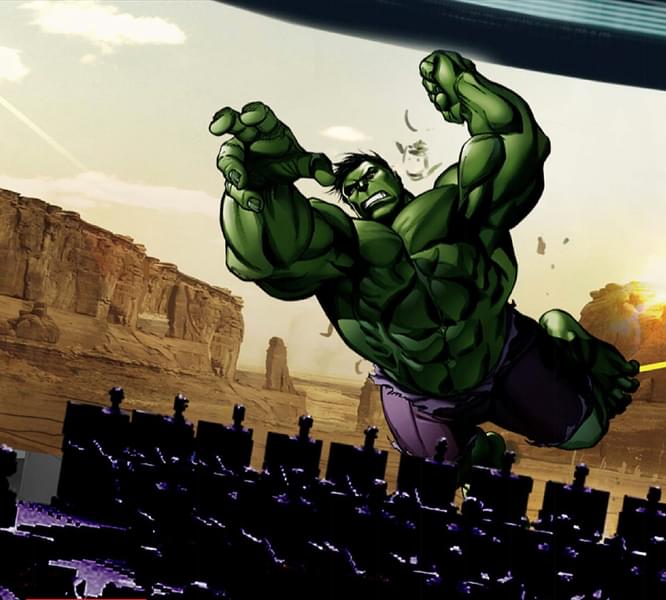 Get a close look of superhero at Hulk Epsilon Base 3D