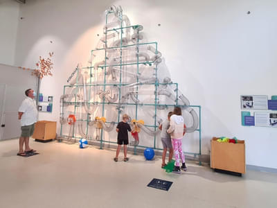 Head over to the Creative Lab, where children are free to build/demolish anything.