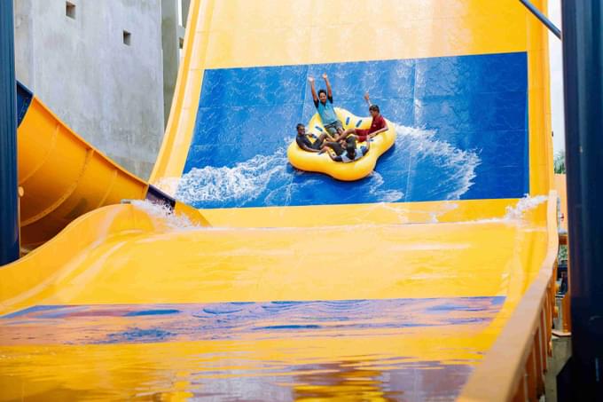 Experience non-stop water adventure with rides for all ages