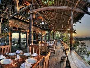 River views from the dining area of the lodge