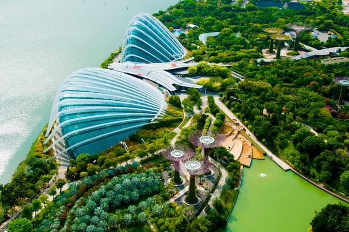 Flower Dome Garden By the Bay Singapore