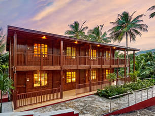 Exterior view of the resort