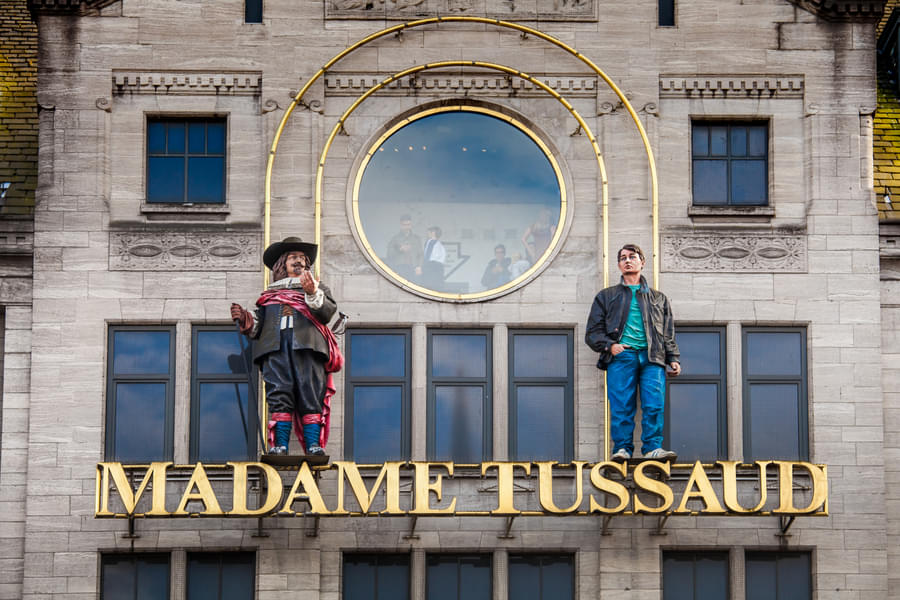 Visit the iconic Madame Tussauds wax museum in Amsterdam
