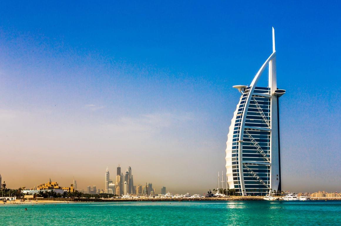 Capture the Burj Al Arab, one of the most famous landmarks in Dubai