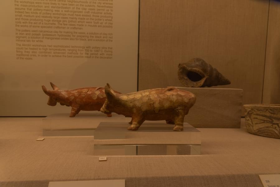 See the fascinating animal figures at the gallery of Cycladic Art Museum