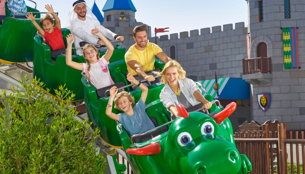 Enjoy Dragon Apprentice Ride at Theme Park
