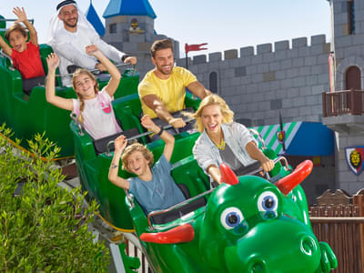 Enjoy Dragon Apprentice Ride at Theme Park