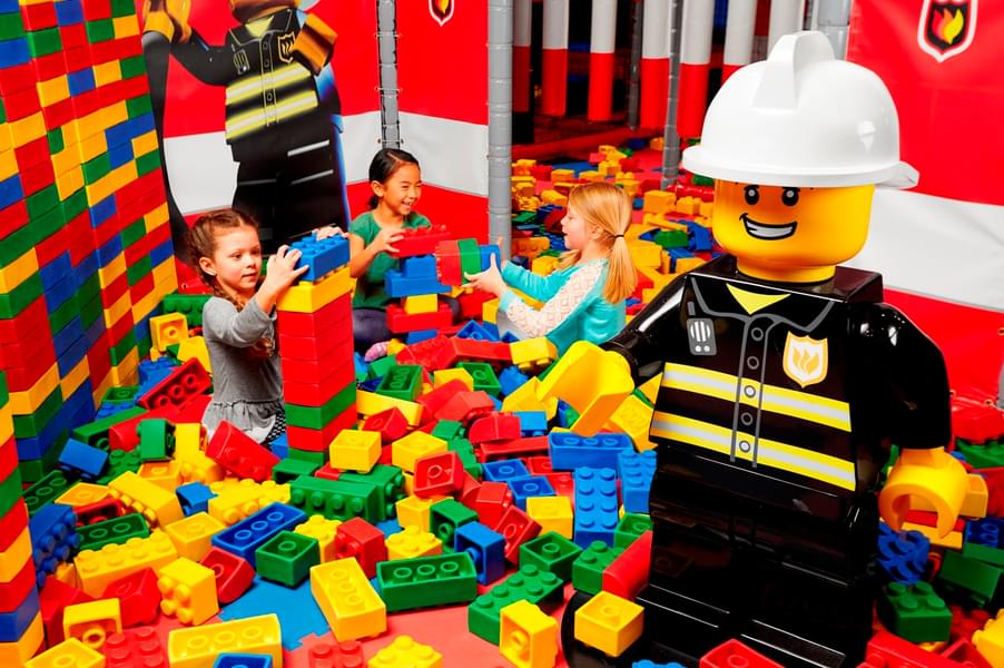 Kids will have a blast playing with the LEGO bricks