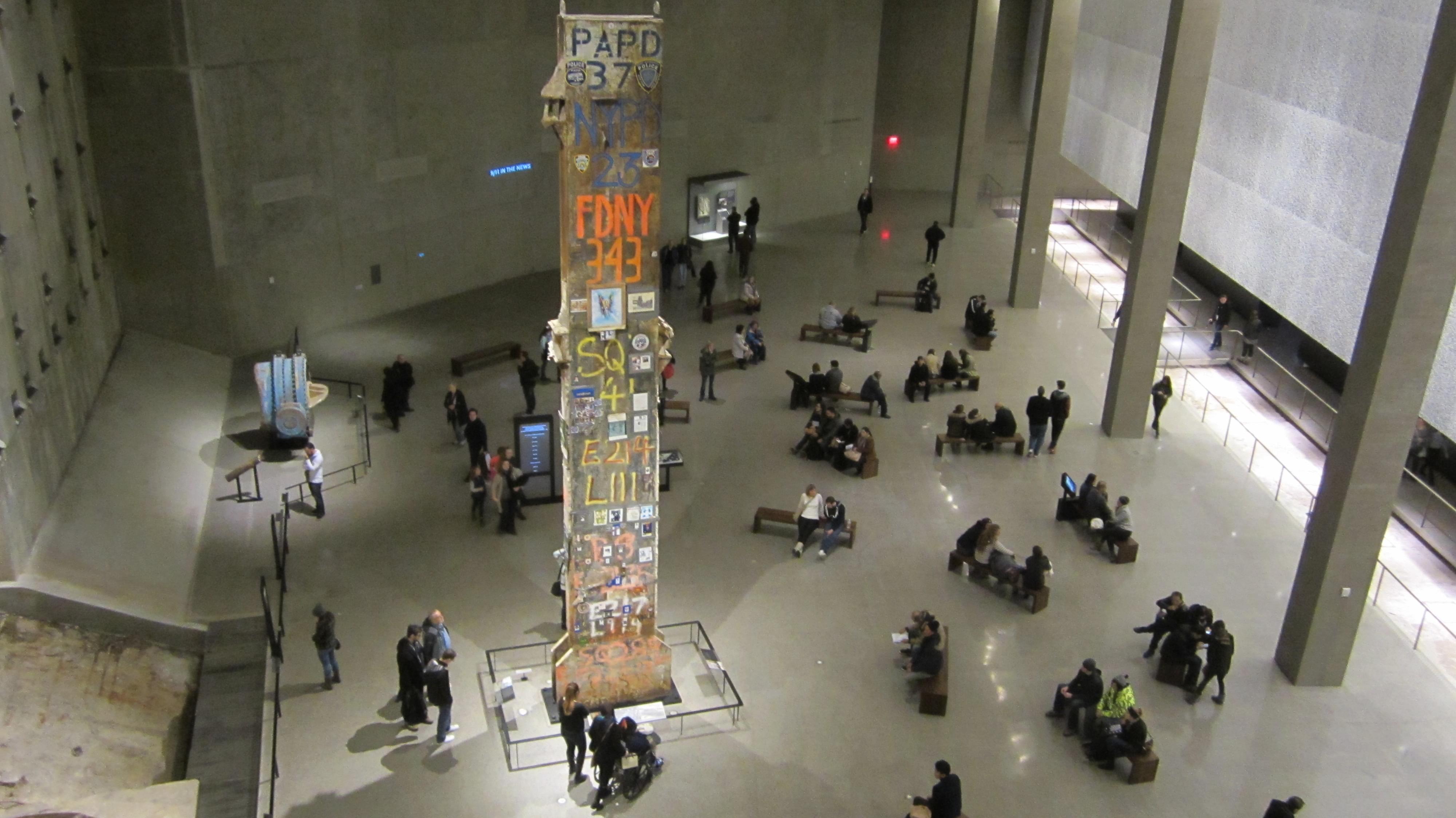 Last Column at 911 museum