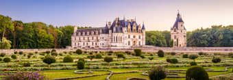 Visit the beautiful Château de Chenonceau, famous for its unique architecture