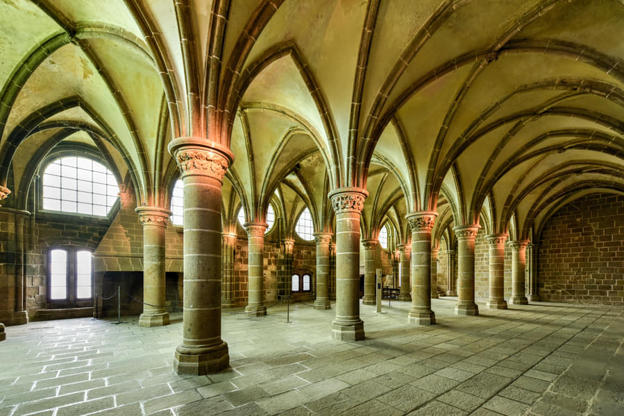 Admire at the interiors of the centuries old Abbey