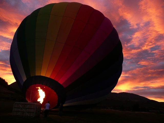 Hot Air Balloon in Queenstown