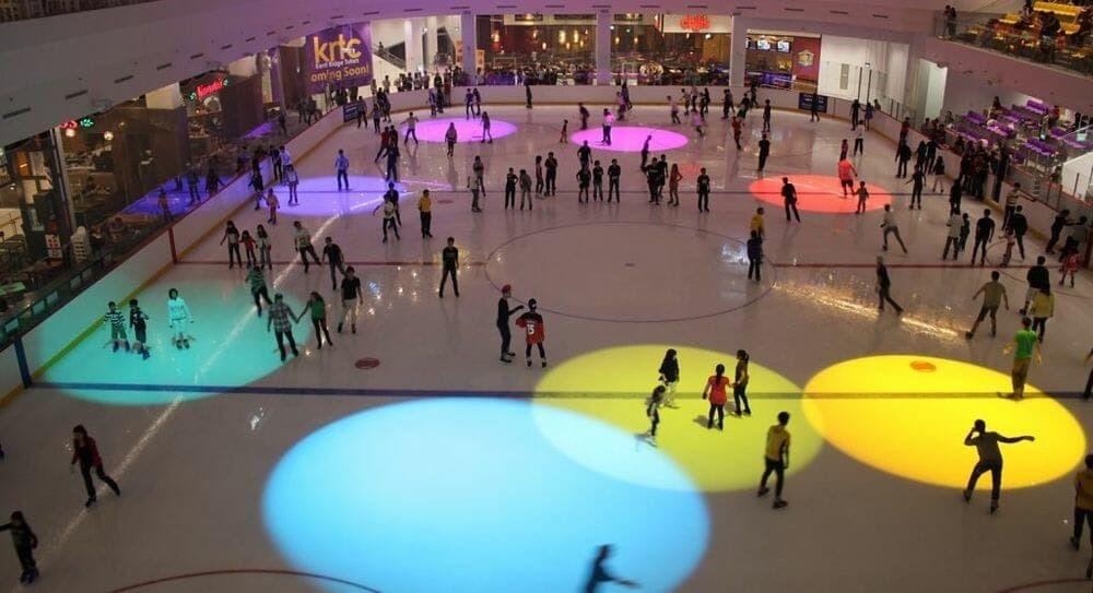 Ice Skating at The Rink at JCube