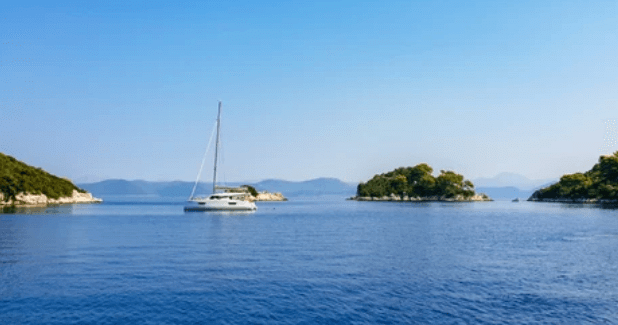 Dubrovnik & Blue Cave Catamaran Cruise with Swim Stops