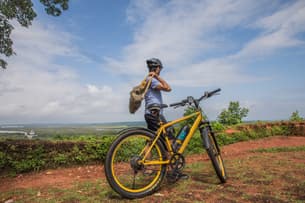 Enjoy the exciting e-bike tour of Assonora village, Goa