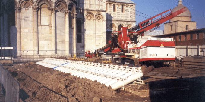 Superstructure of Pisa tower