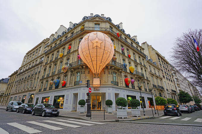 Go shopping on Avenue Montaigne