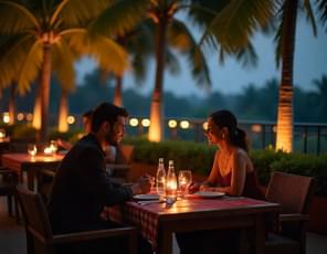 Experience magic in every moment of this romantic open-air dinner