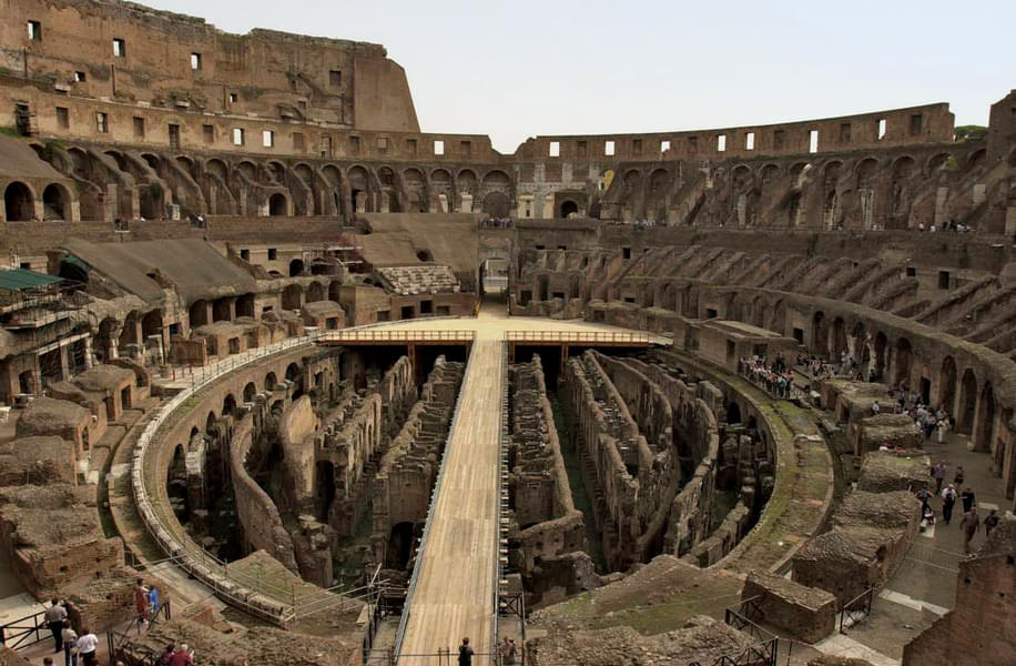 Inside view of Colosseum