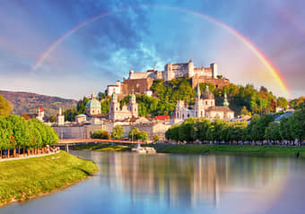 Admire the stunning architecture of Fortress Hohensalzburg in Salzburg