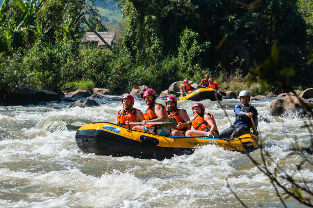 River Rafting in the Parvati River