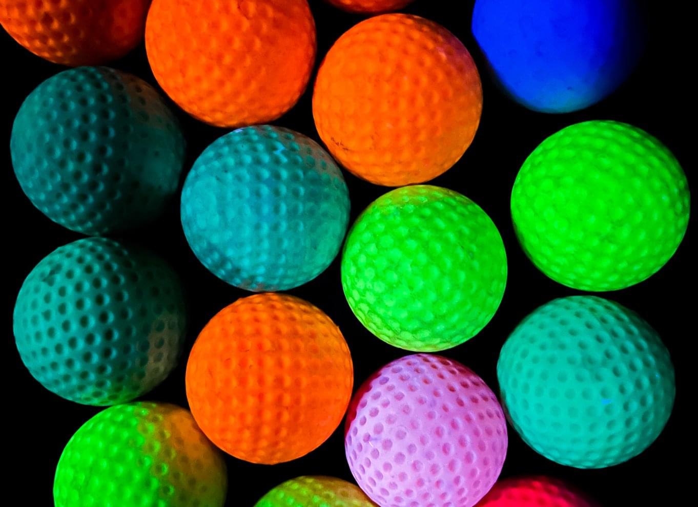 See the vibrant colors of the balls