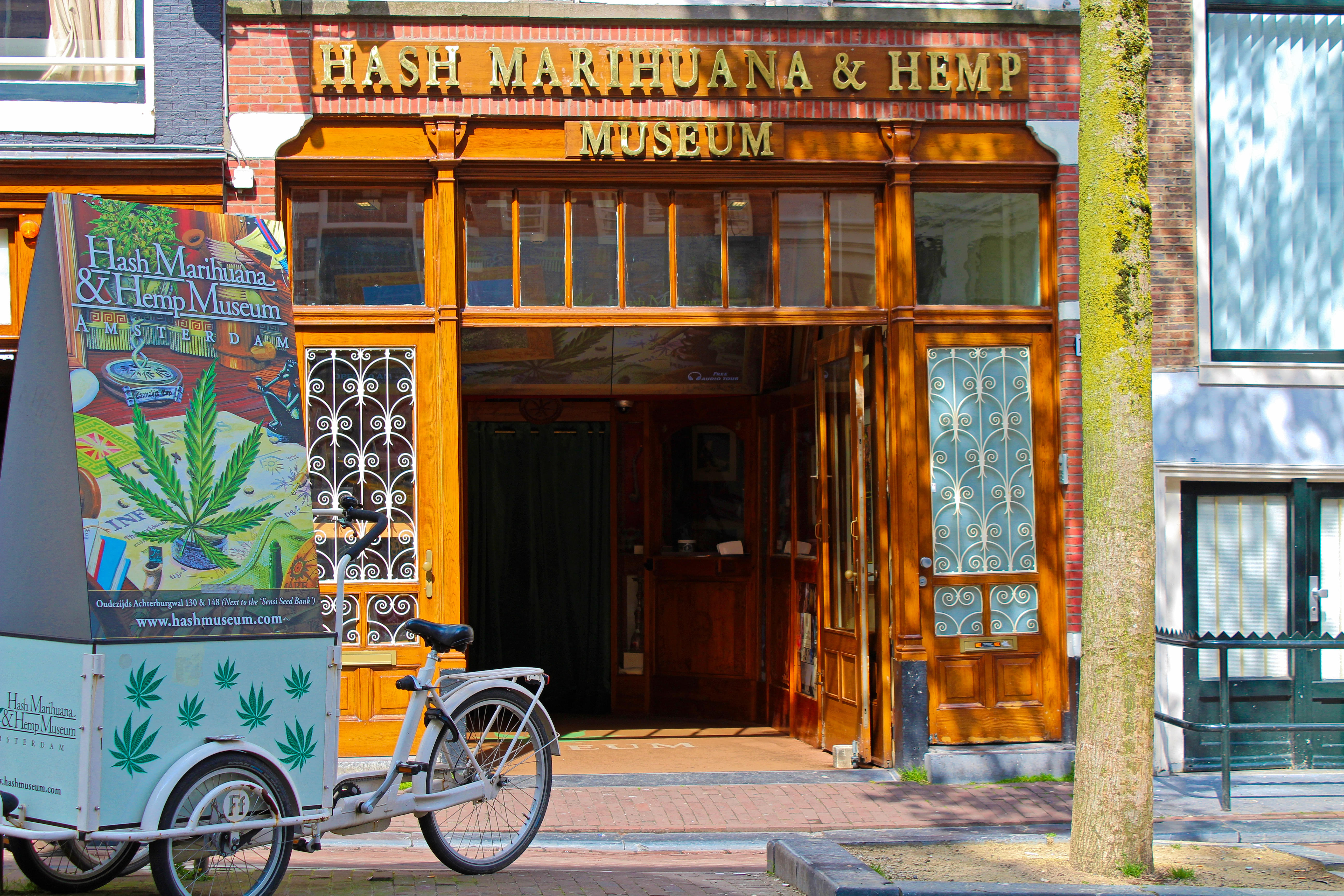 Hash Marihuana & Hemp Museum entrance