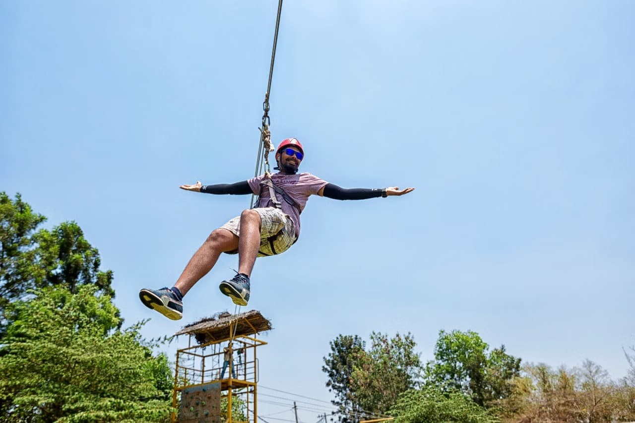 Try Zip-Lining Over the Cavern Entrance