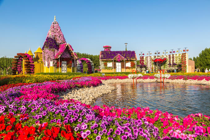 Dubai natural flower garden in the world