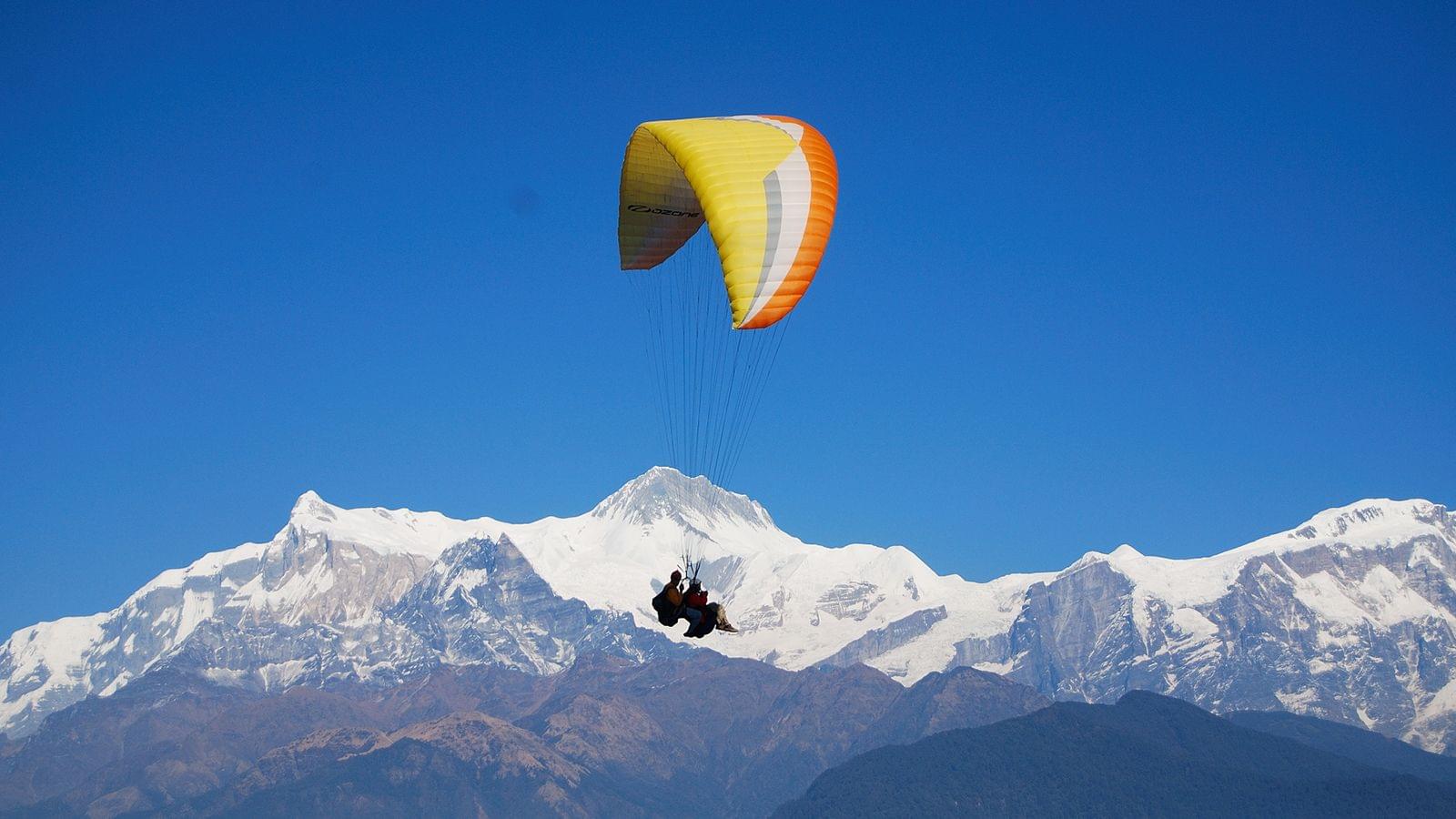 Paragliding In Pokhara, Nepal
