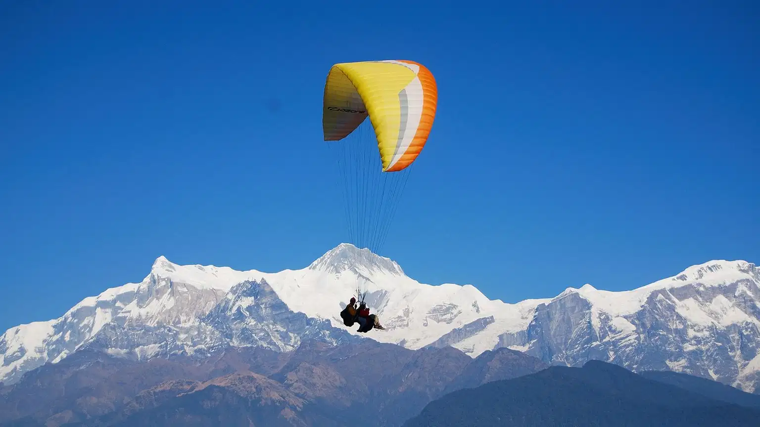 Paragliding In Pokhara, Nepal