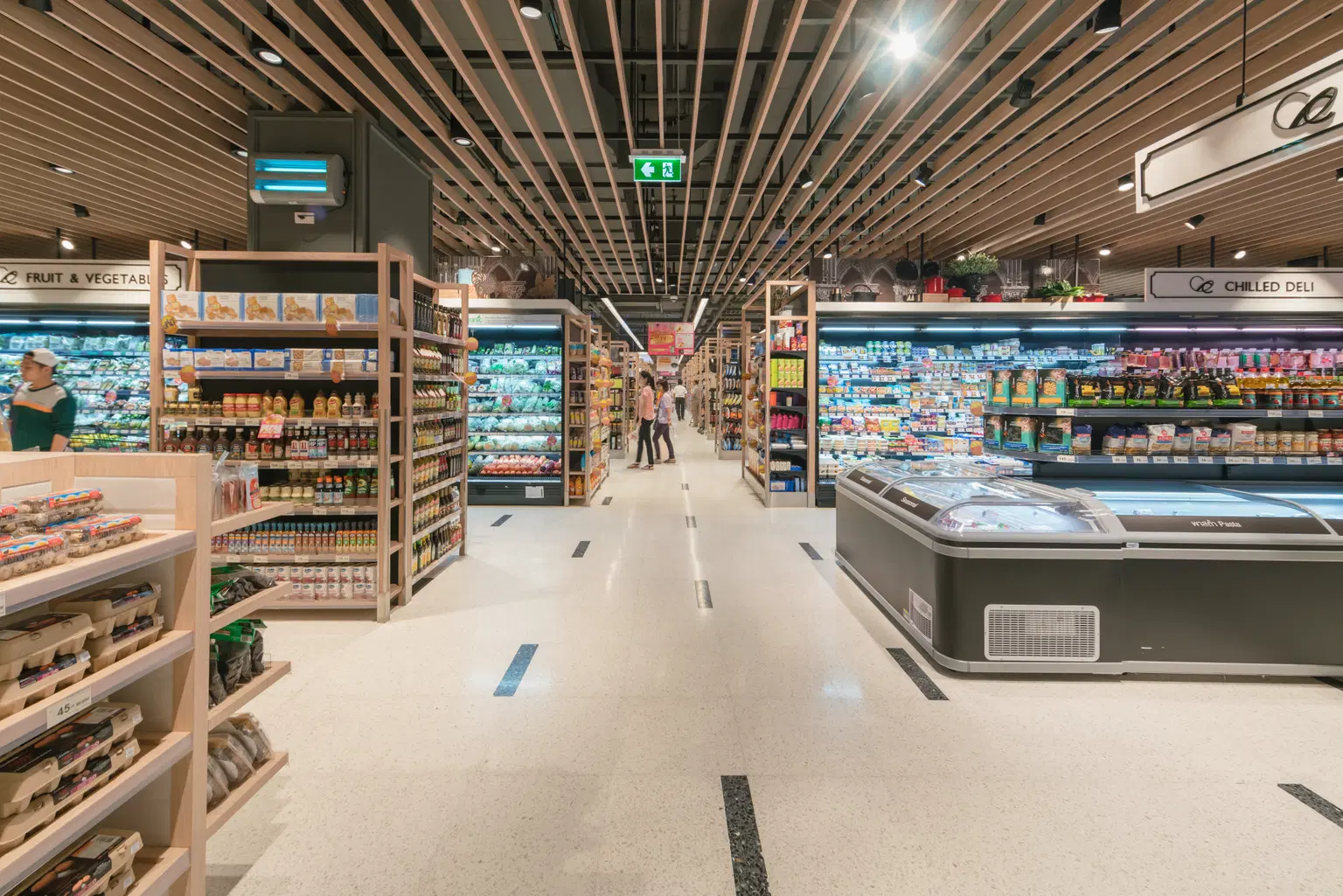 Supermarkets on Delma Island