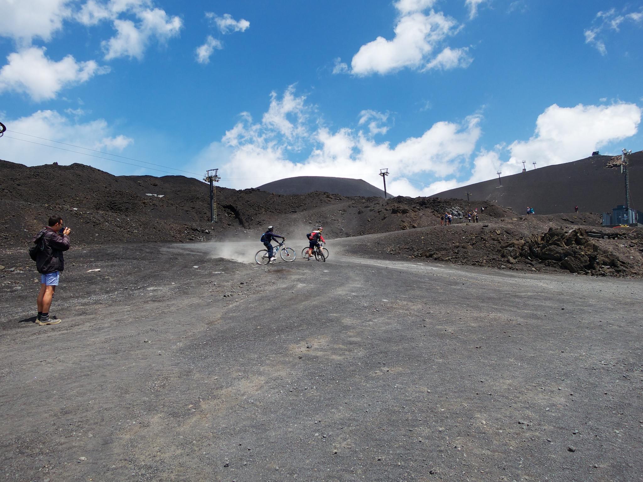 Cycling At Mount Etna